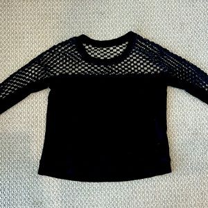 Pam and Gela black sweatshirt